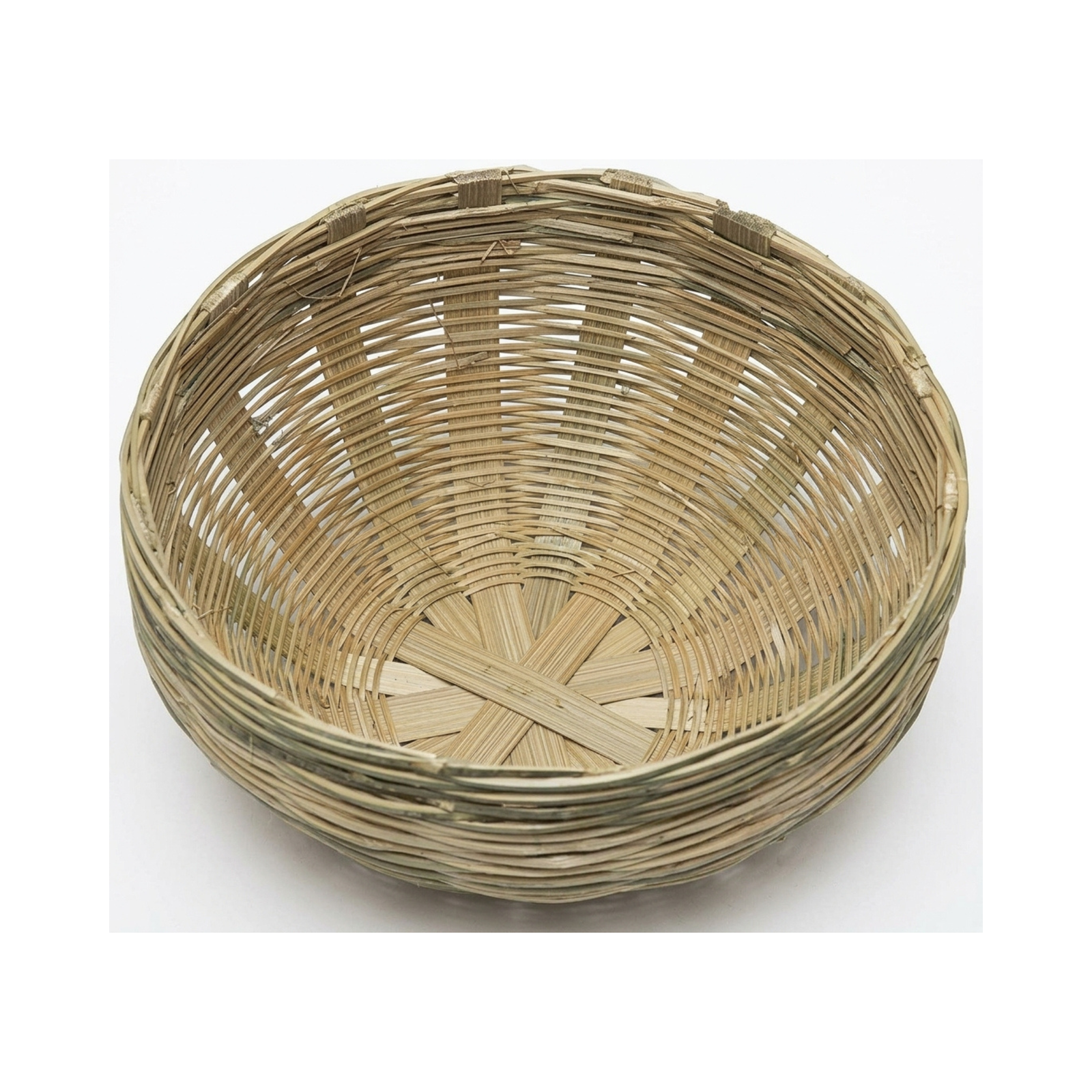 Round Open Bamboo Basket