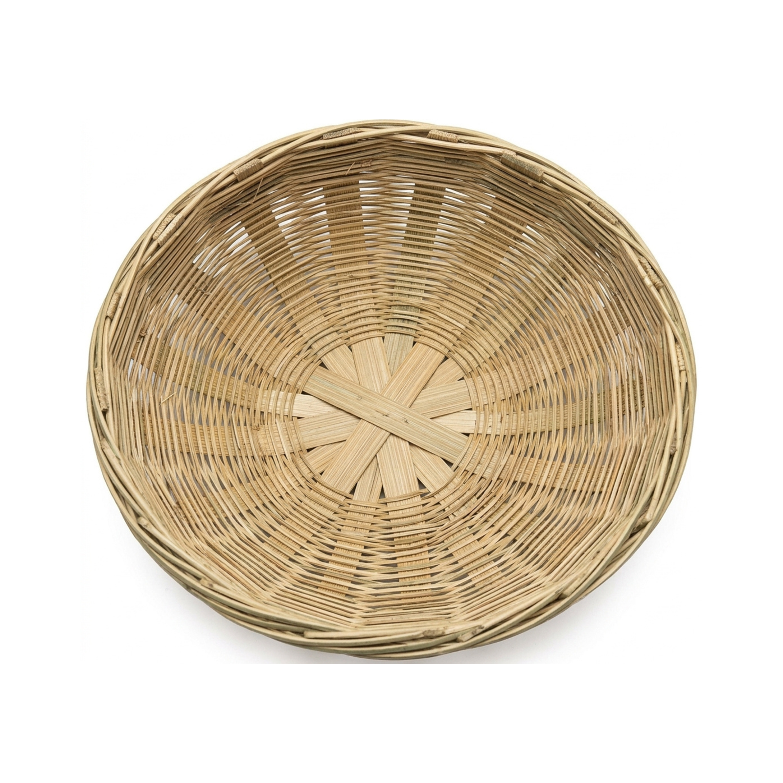 Round Open Bamboo Basket