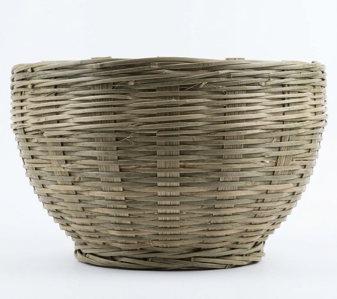 Round Open Bamboo Basket